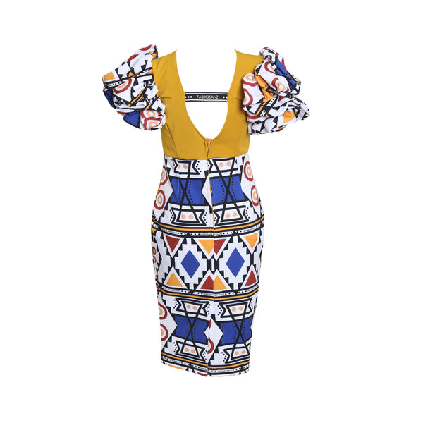 Fabrosanz: Nguni Tie Black Dress