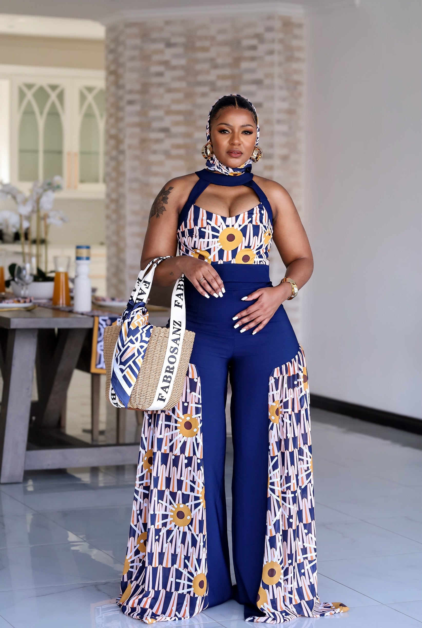 Jeans African Print Tops Designs FRST11 Set – Houseoffabrosanz