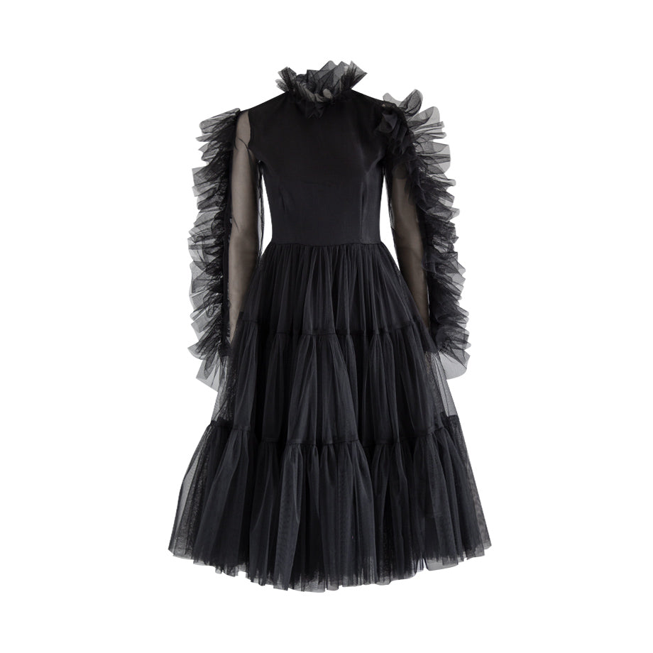 Faabrosanz: Black Tutu Dress (Pre order) houseoffabrosanz Faabrosanz: Black Tutu Dress (Pre order) houseoffabrosanz