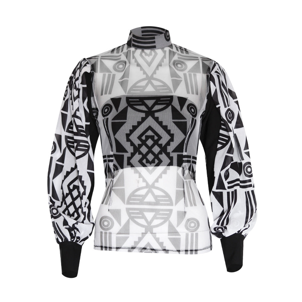 Fabrosanz: Colorful Nguni Print Pencil, Flounce Dress